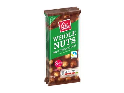 FIN CARRÉ Chocolate With Hazelnuts