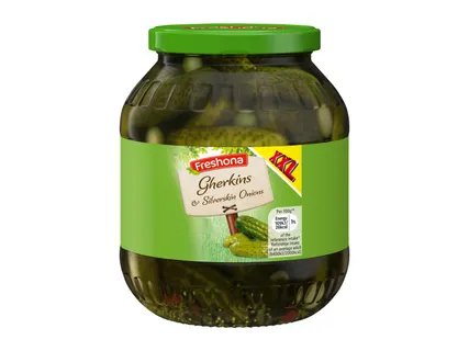 FRESHONA XXL Gherkins and Silverskin Onions