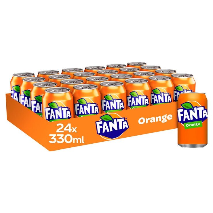 Fanta Orange, 24 x 330ml